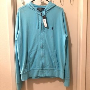 Men’s Polo Zip Up Hoodie